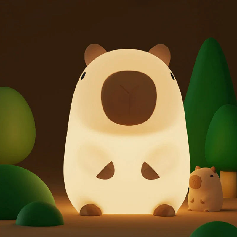 Capybara Silicone LED Night Light