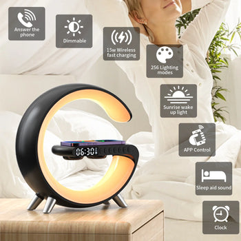 Multifunctional Wireless Clock Charger